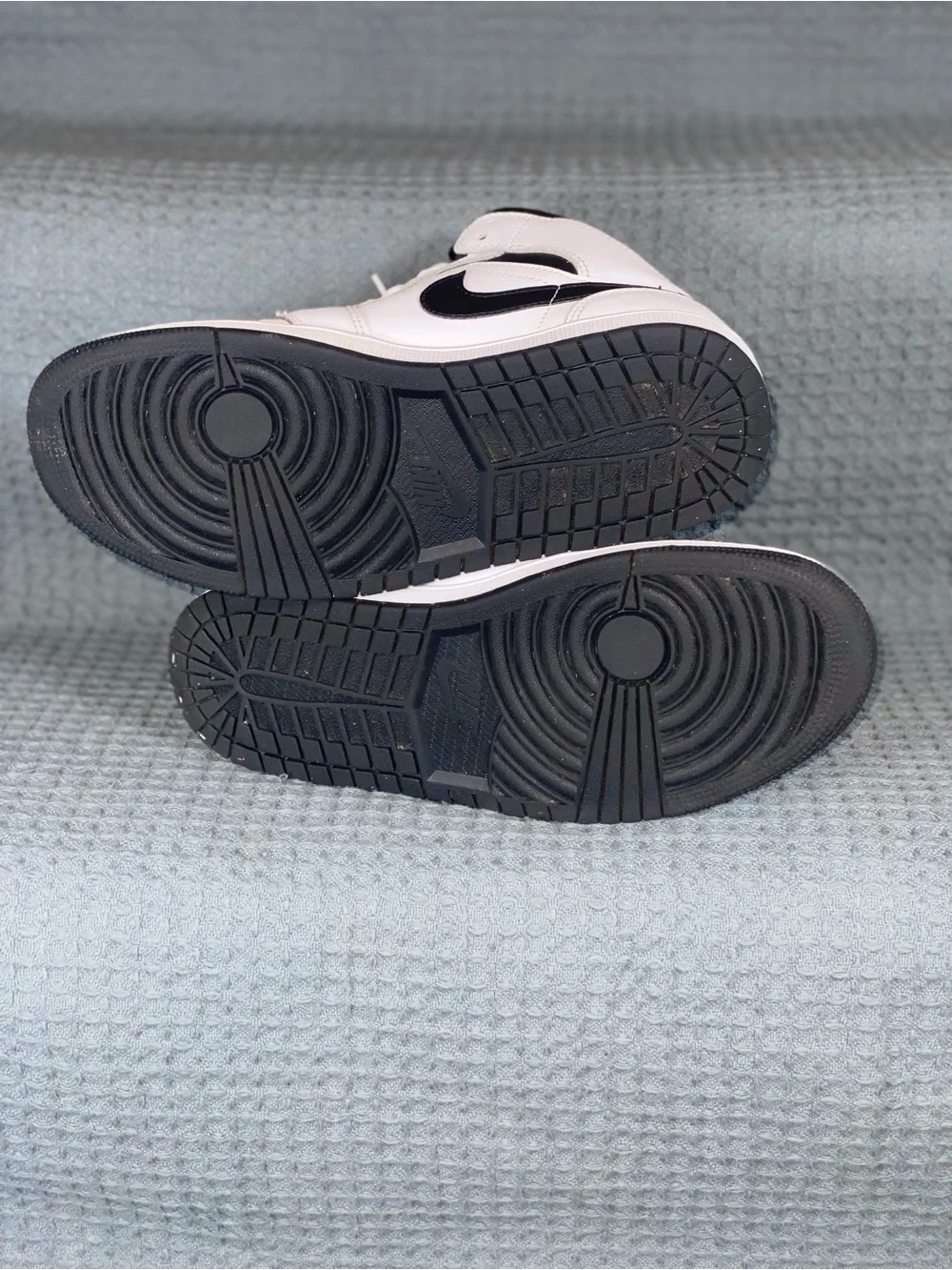 Jordan 1s High-Top in White and Black